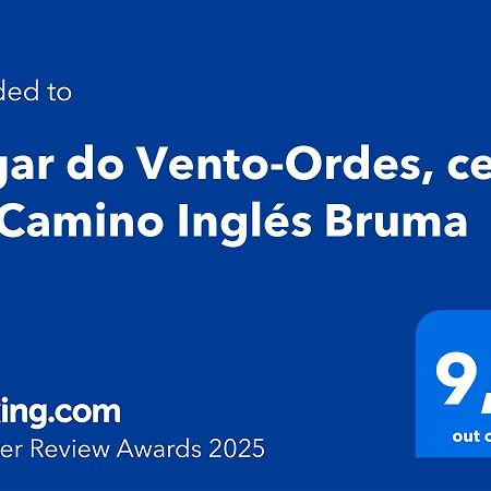 Fogar Do Vento-Ordes, Cerca De Camino Ingles Bruma Exterior foto